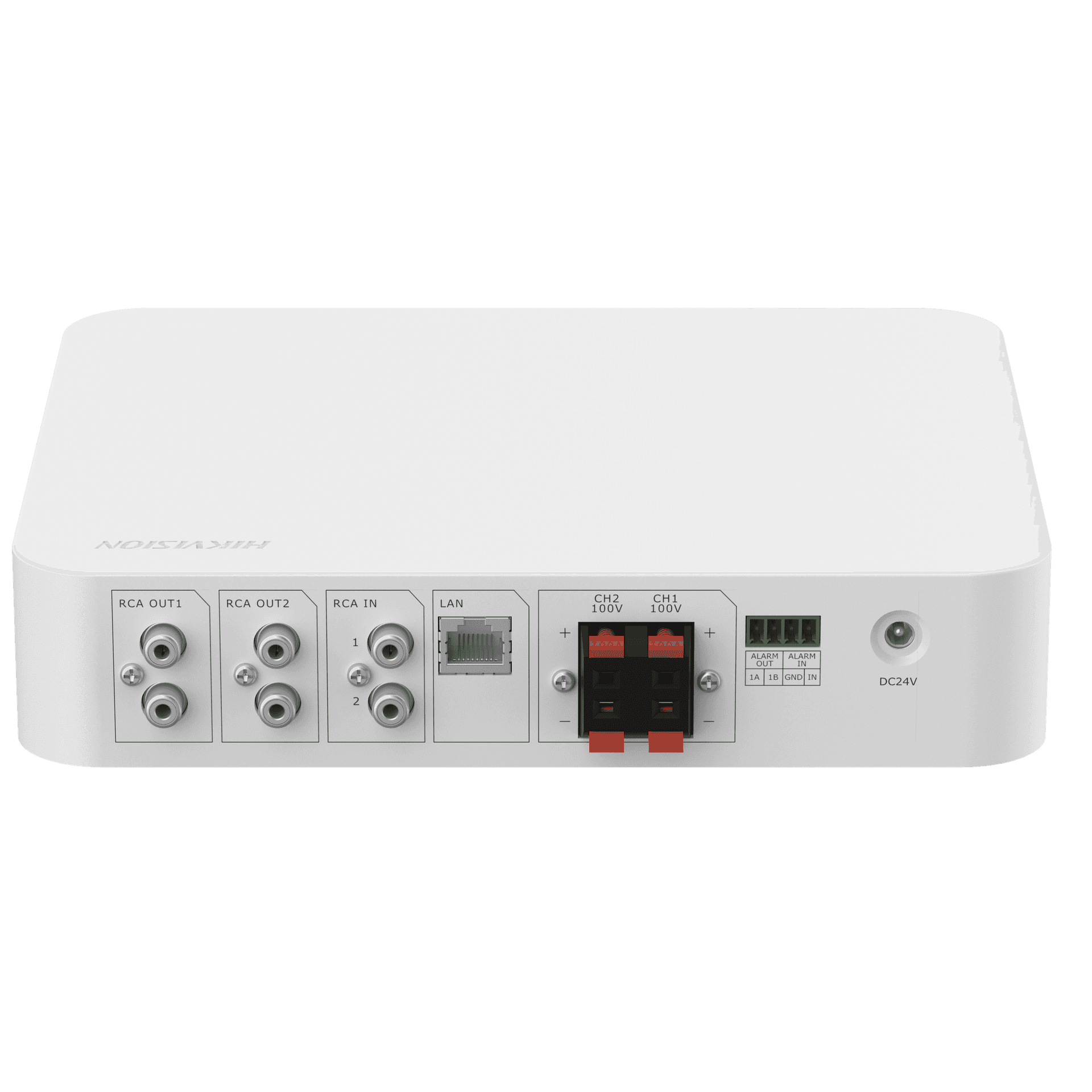 Hikvision DS-QAE1A80G1-VB 80W 2-Zone Network Amplifier, USB/Bluetooth/MIC/RCA - thumbnail 3
