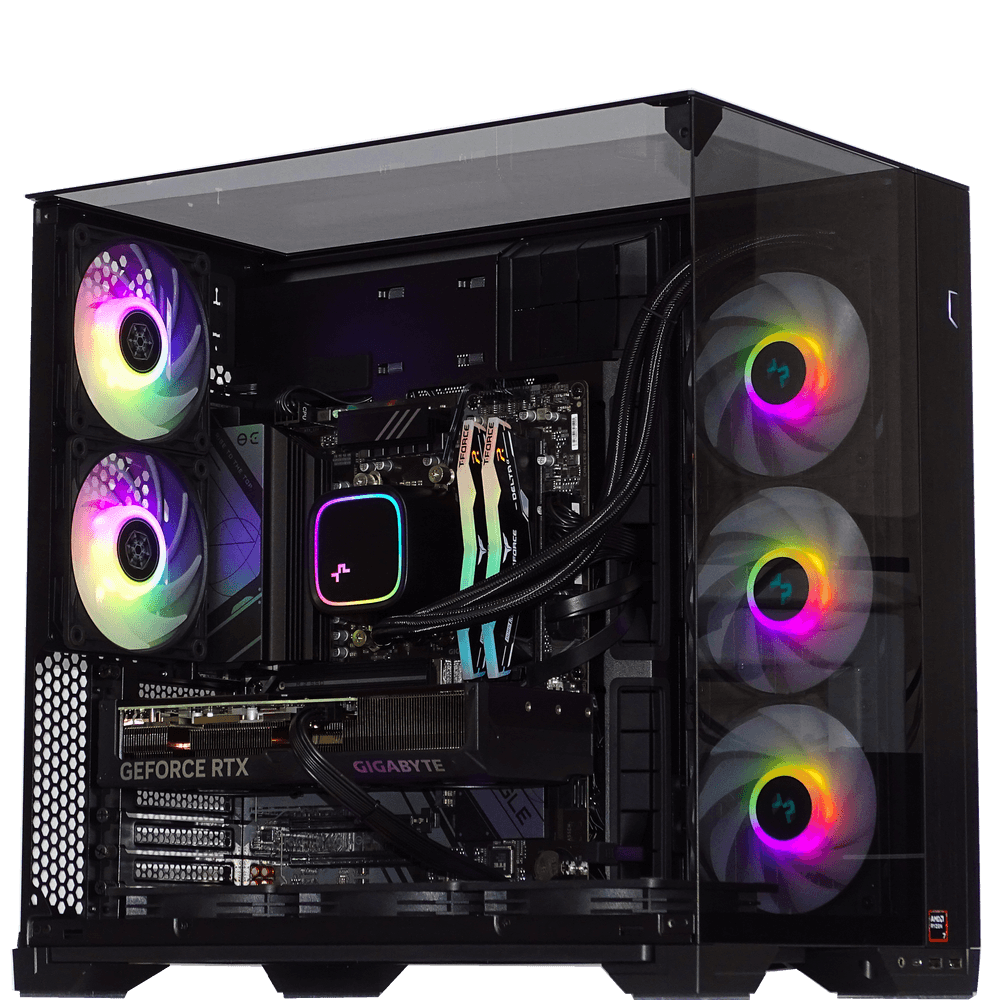 Nanotech Gaming PC, AMD Ryzen 5 7500X3D, ASUS RTX 5060 Ti OC 16GB, 32GB DDR5 6000MTs, 1TB Gen4 NVMe, 360mm AIO - thumbnail 1