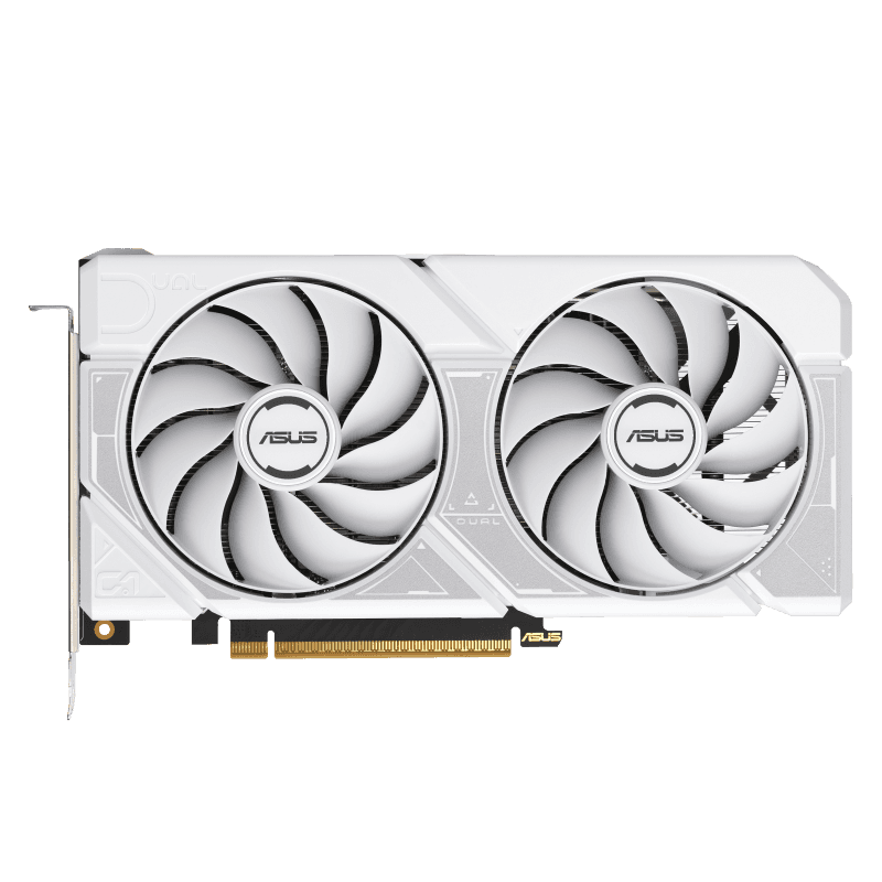 ASUS NVIDIA Dual GeForce RTX 5060 White OC Edition 8GB GDDR7 Graphics Card, 128-bit  28 Gbps, 623 AI TOPs, Blackwell Architecture | 90YV0N15-M0NA00 thumbnail 4