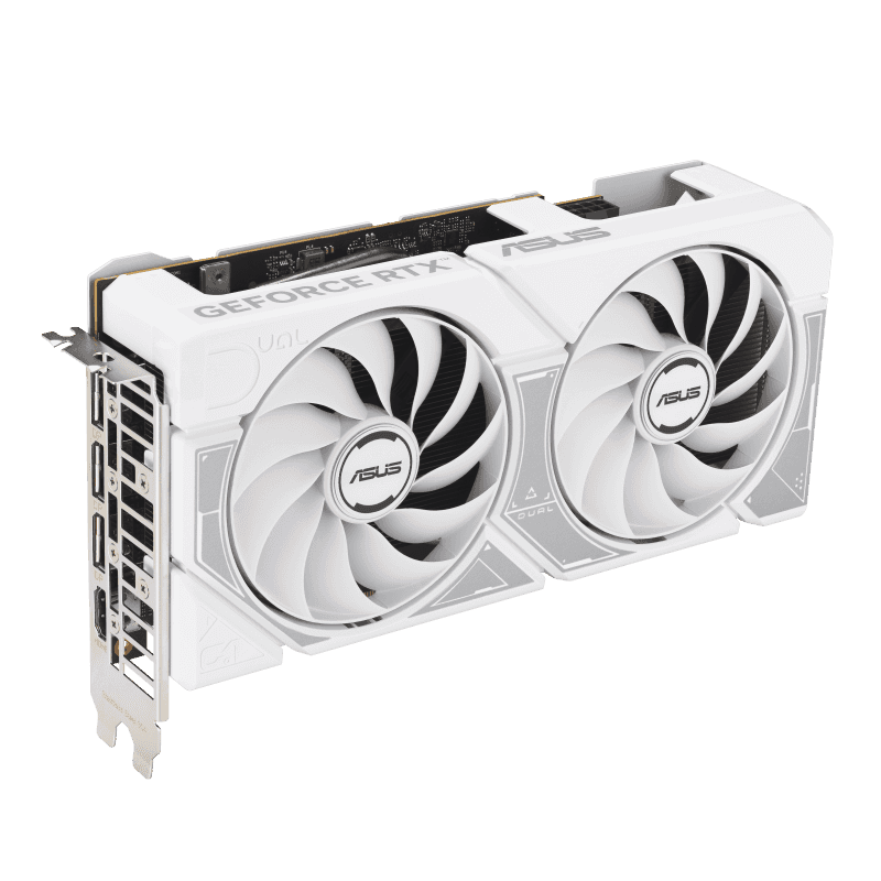 ASUS NVIDIA Dual GeForce RTX 5060 White OC Edition 8GB GDDR7 Graphics Card, 128-bit  28 Gbps, 623 AI TOPs, Blackwell Architecture | 90YV0N15-M0NA00 thumbnail 5