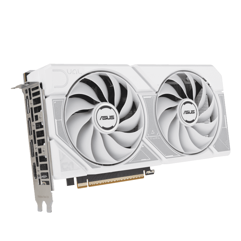 ASUS NVIDIA Dual GeForce RTX 5060 White OC Edition 8GB GDDR7 Graphics Card, 128-bit  28 Gbps, 623 AI TOPs, Blackwell Architecture | 90YV0N15-M0NA00 thumbnail 6