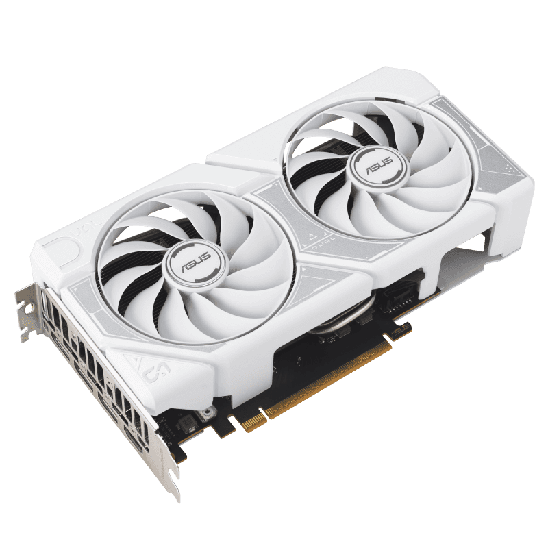 ASUS NVIDIA Dual GeForce RTX 5060 White OC Edition 8GB GDDR7 Graphics Card, 128-bit  28 Gbps, 623 AI TOPs, Blackwell Architecture | 90YV0N15-M0NA00 thumbnail 3