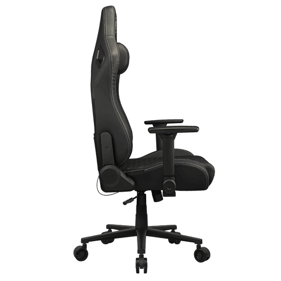 Cougar Defensor Gold Gaming Chair, Hyper-Dura Leatherette, 4D Folding Armrests, Backrest Pocket, Piston Lift Height Adjustment | 3MDFLGLB.0001 thumbnail 6