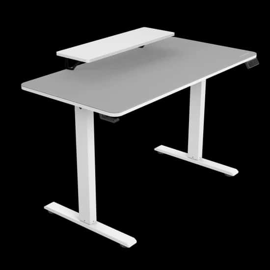 Cougar E-STAR 120 Electric White Gaming Desk, 1200 x 600 x 15 mm, Full Desk Mouse Pad, Shields for Transmission Shaft and Motor, Removable Monitor Stand, Cable Tray for Easy Management, Headset Hook  | 3MSTA1WW.0002 thumbnail 5