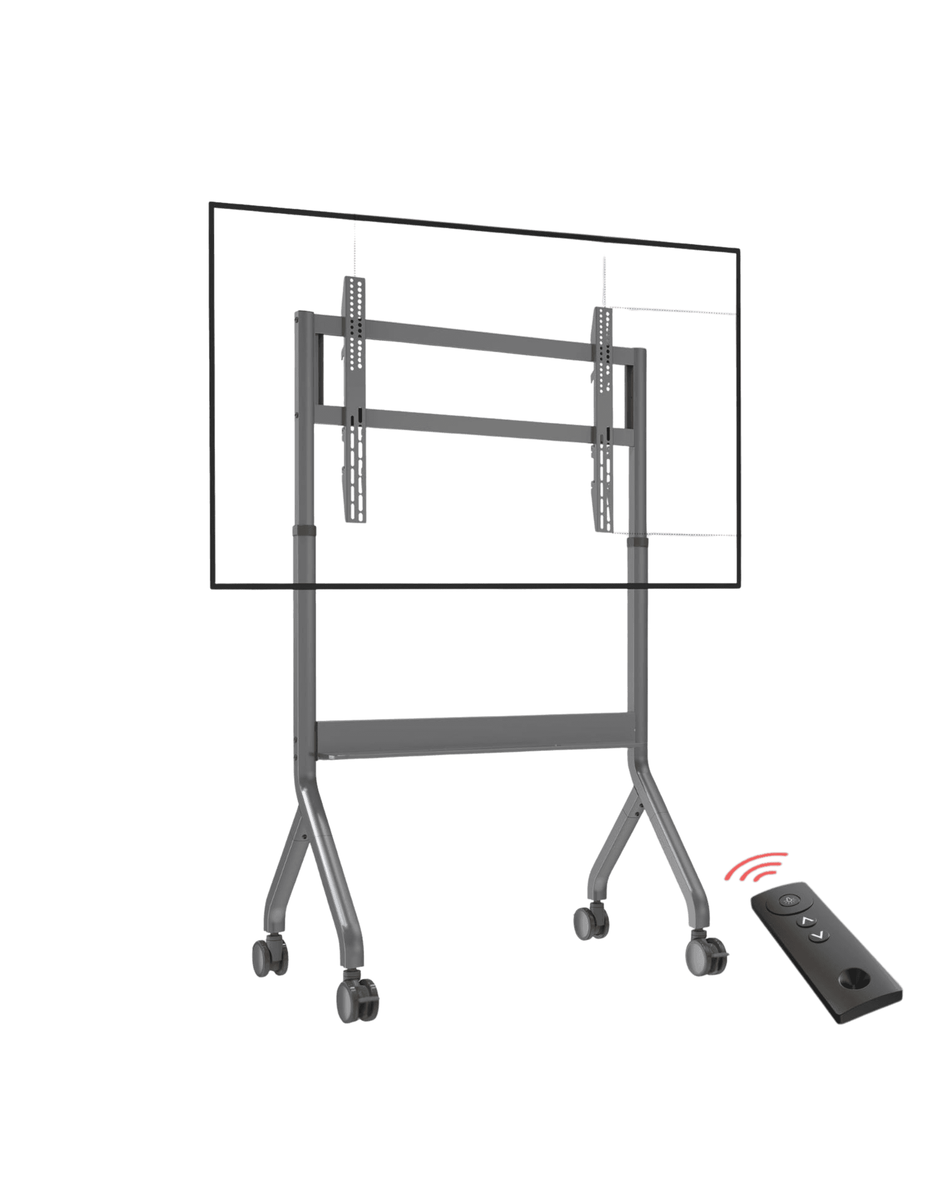 EQ TEX 75-90 Electric Lift Stand for Interactive Displays, 75"-90" Screens, 120kg Load Capacity, Secure Locking System - thumbnail 1