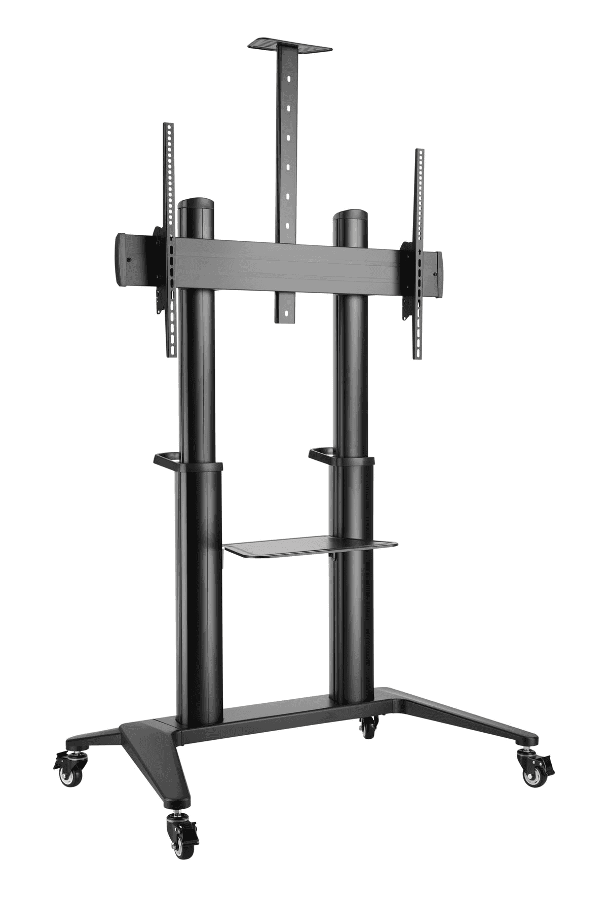 Enhancing Quality EQ TM 70-120 Mobile TV Cart, Fits 70"–120" Interactive Displays, Heavy-Duty Aluminum Stand, 140kg Capacity, Tilt & Height Adjustable - thumbnail 1