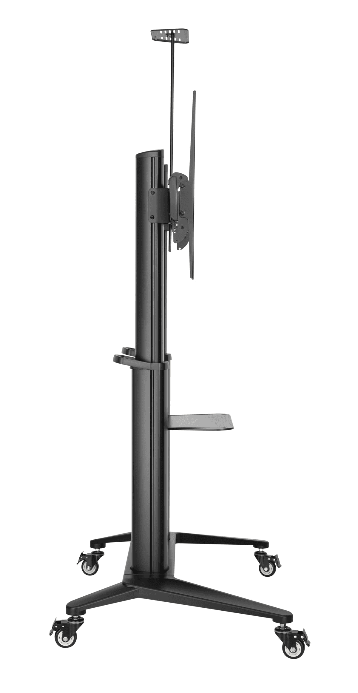 Enhancing Quality EQ TM 70-120 Mobile TV Cart, Fits 70"–120" Interactive Displays, Heavy-Duty Aluminum Stand, 140kg Capacity, Tilt & Height Adjustable - thumbnail 3