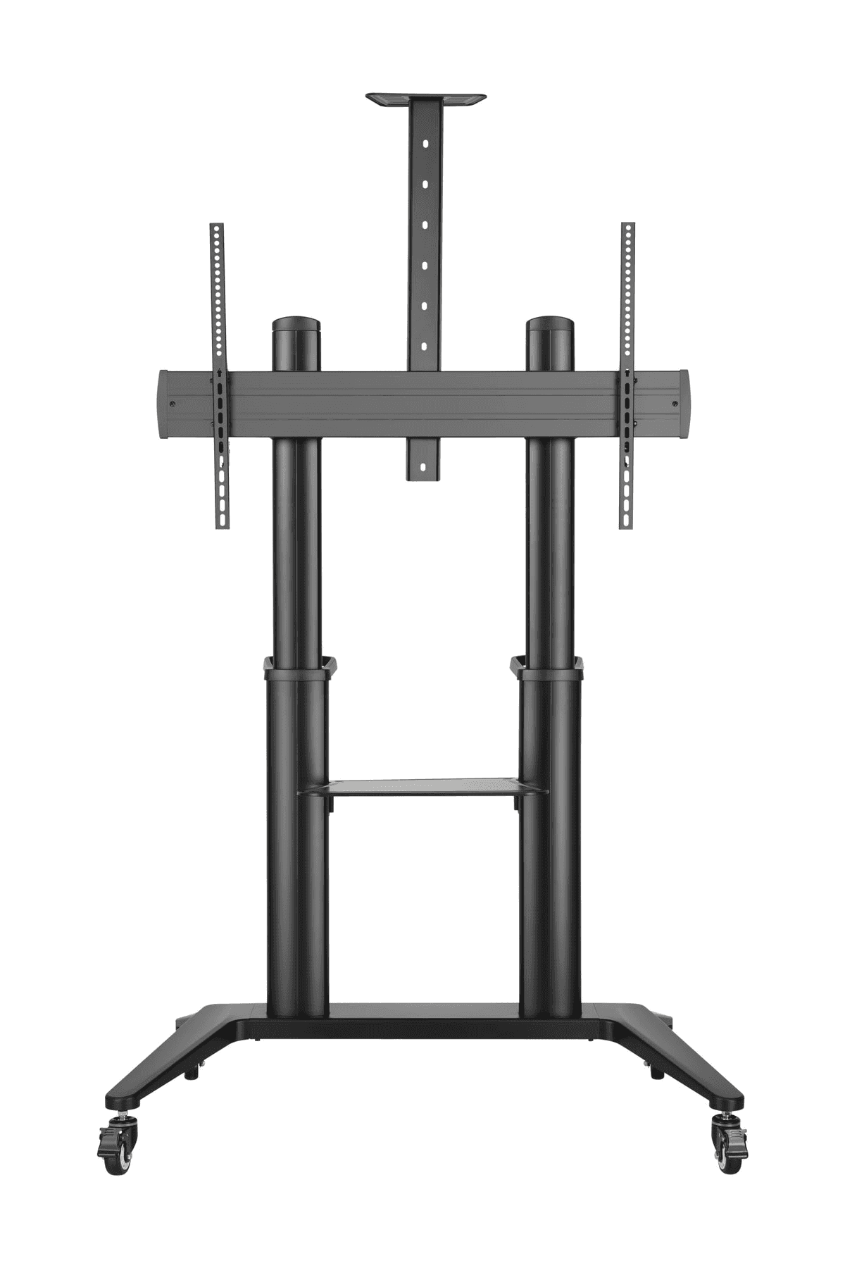 Enhancing Quality EQ TM 70-120 Mobile TV Cart, Fits 70"–120" Interactive Displays, Heavy-Duty Aluminum Stand, 140kg Capacity, Tilt & Height Adjustable - thumbnail 4