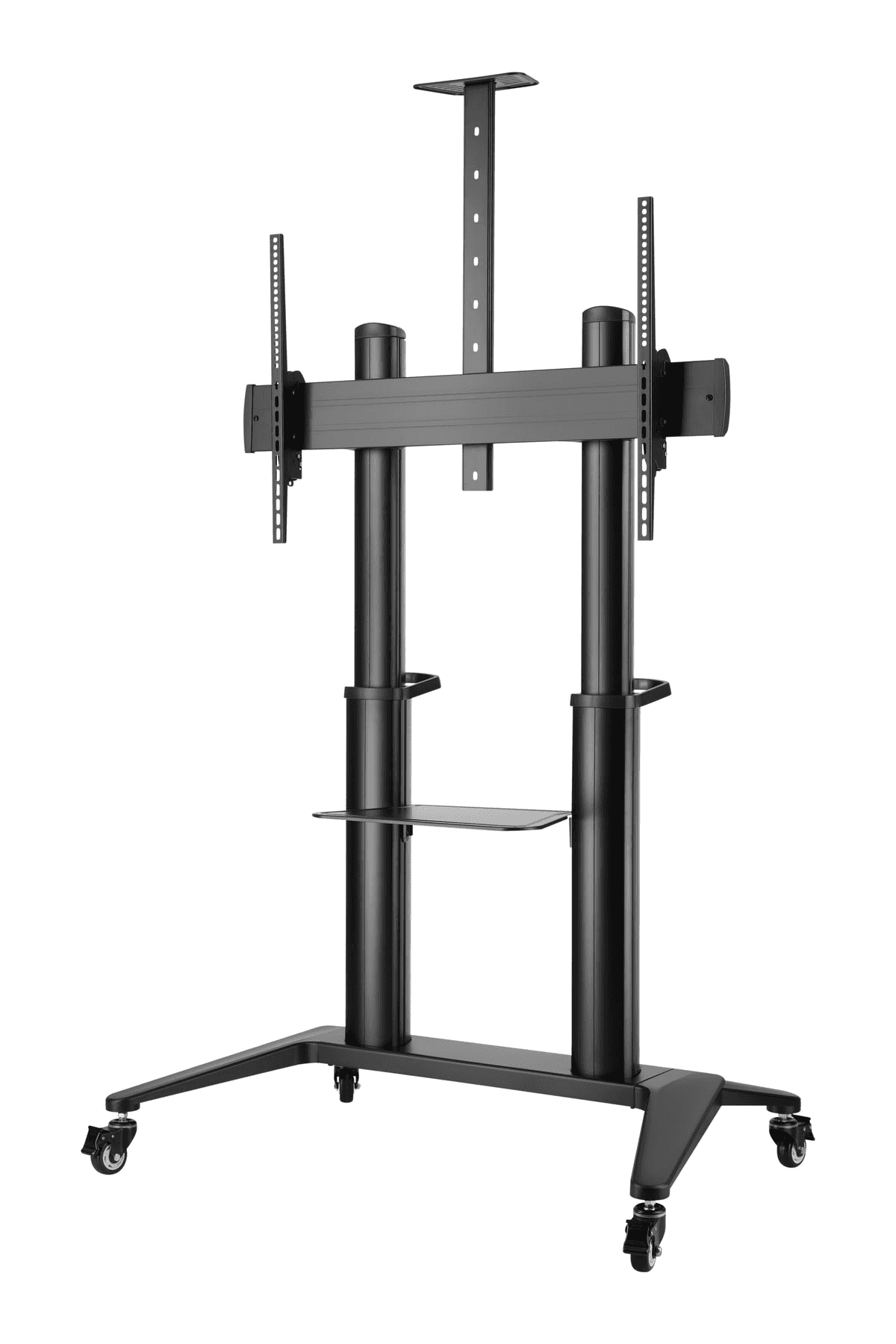 Enhancing Quality EQ TM 70-120 Mobile TV Cart, Fits 70"–120" Interactive Displays, Heavy-Duty Aluminum Stand, 140kg Capacity, Tilt & Height Adjustable - thumbnail 5
