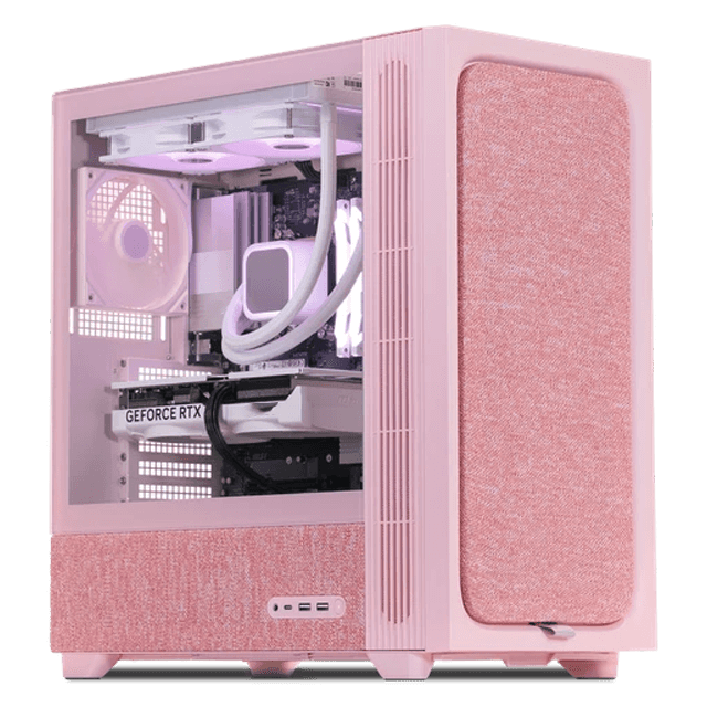 Nanotech Pink Edition Gaming & Creator PC, Intel Core Ultra 7 270K, MSI White RTX 5070 12GB, 32GB DDR5, 1TB Gen4 7100MB/s SSD - thumbnail 1