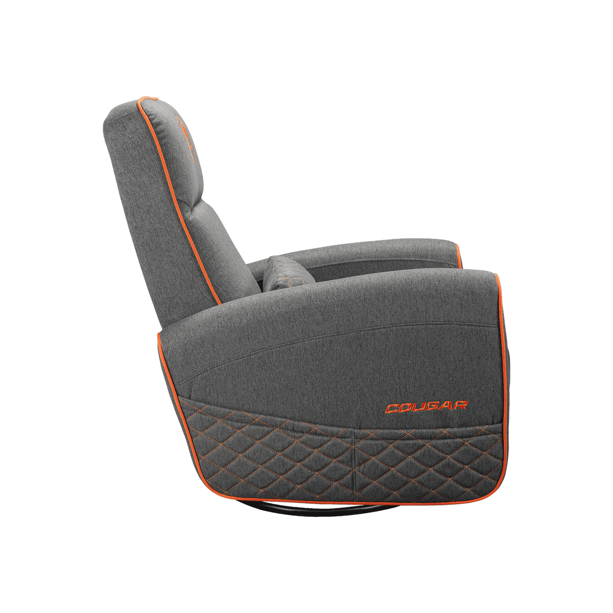Cougar FIDOM Gray Sofa Chair, Breathable Imitation Linen Upholstery, Lumbar Support, Recline, Swivel & Rock Features, Up to 150kg Weight Support, Specialized Padding | 3MFDFGRO.0001 thumbnail 4