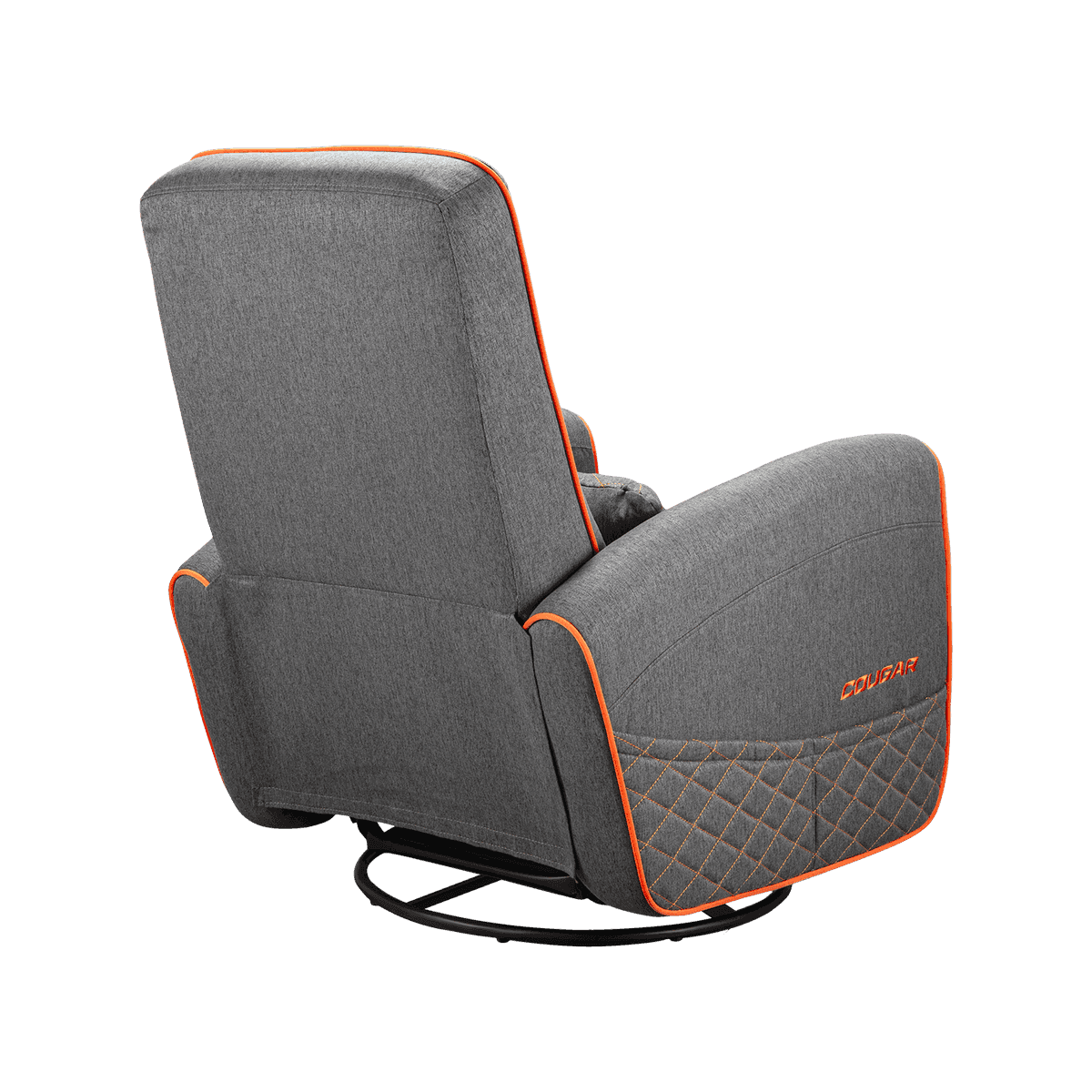 Cougar FIDOM Gray Sofa Chair, Breathable Imitation Linen Upholstery, Lumbar Support, Recline, Swivel & Rock Features, Up to 150kg Weight Support, Specialized Padding | 3MFDFGRO.0001 thumbnail 6