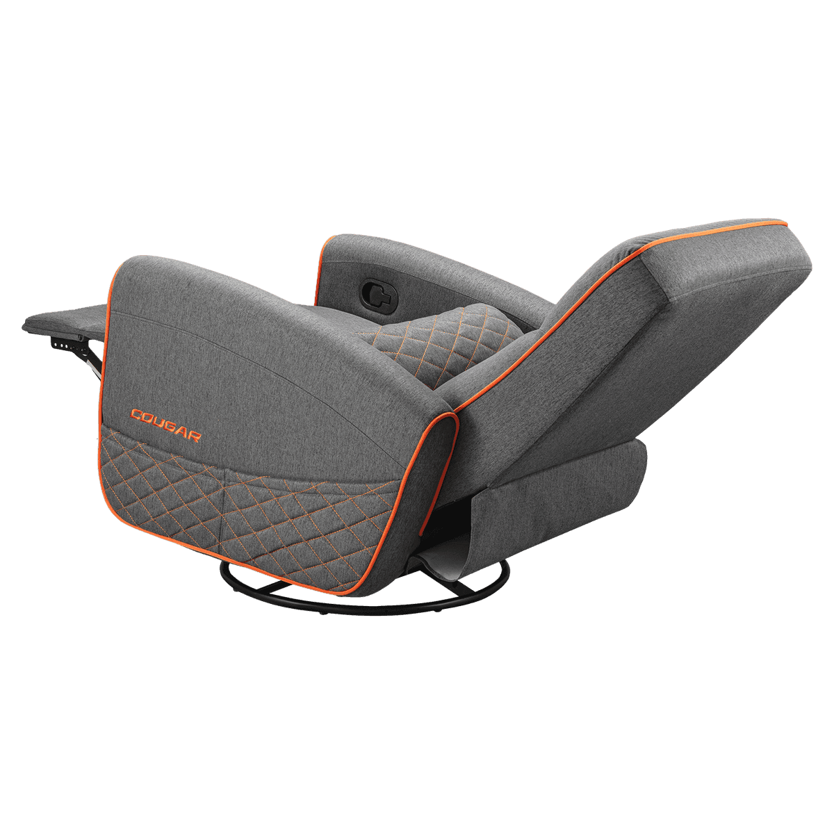 Cougar Cougar FIDOM Gray Sofa Chair, Breathable Imitation Linen Upholstery, Lumbar Support, Recline, Swivel & Rock Features, Up to 150kg Weight Support, Specialized Padding | 3MFDFGRO.0001 - thumbnail 8