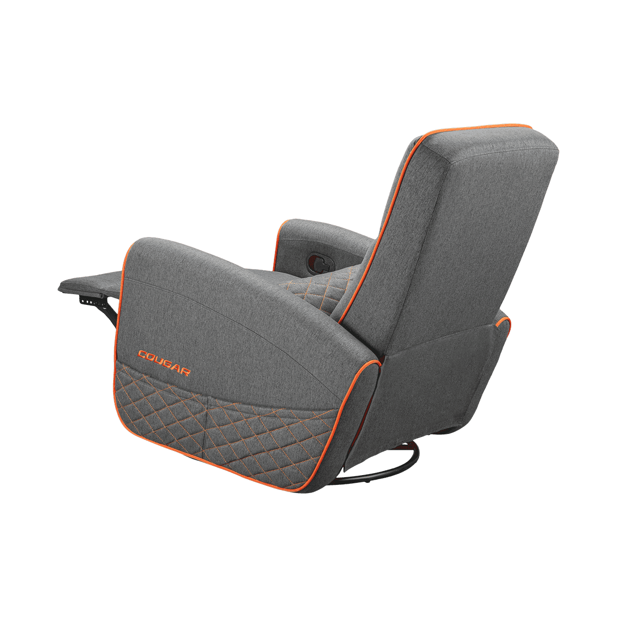 Cougar FIDOM Gray Sofa Chair, Breathable Imitation Linen Upholstery, Lumbar Support, Recline, Swivel & Rock Features, Up to 150kg Weight Support, Specialized Padding | 3MFDFGRO.0001 thumbnail 9