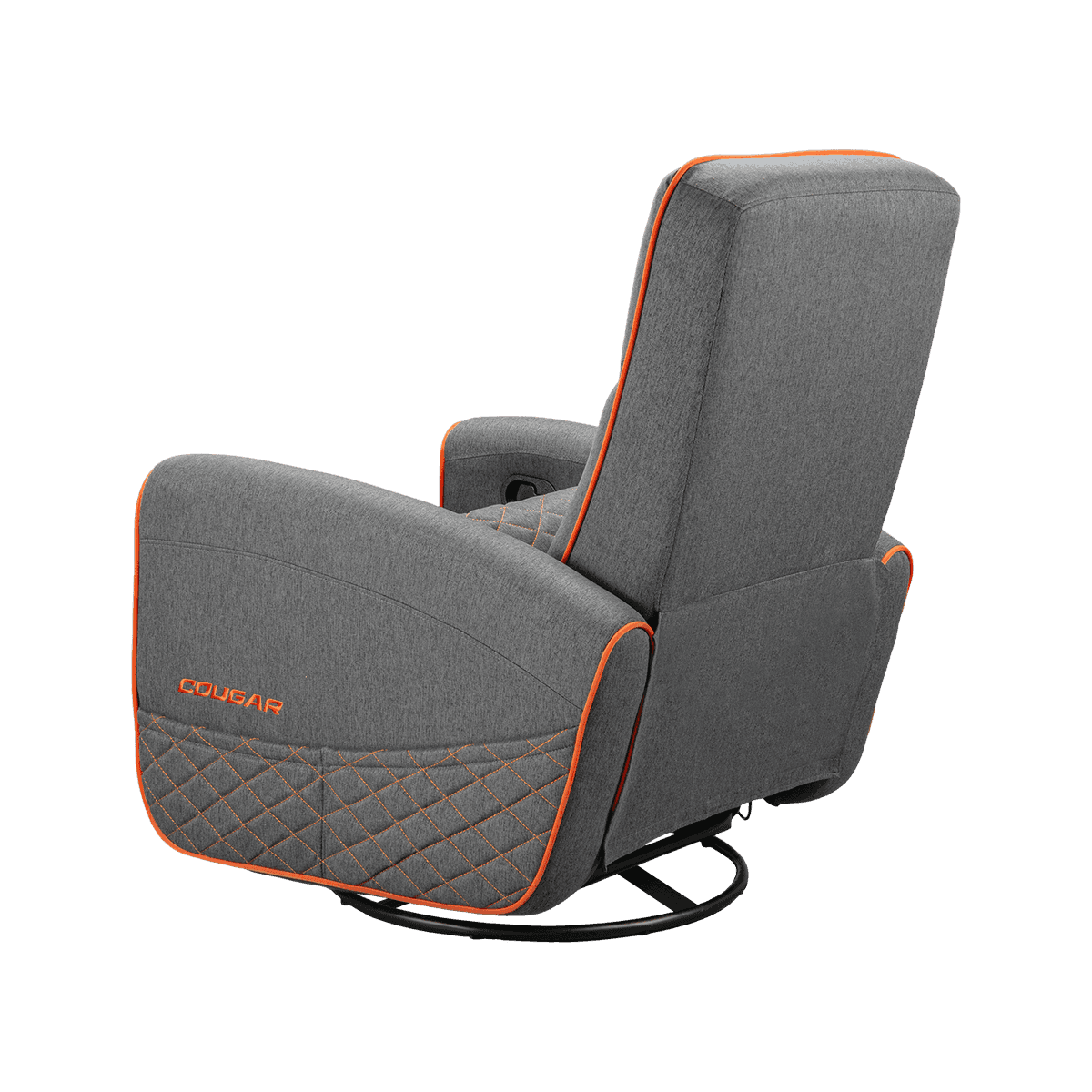 Cougar Cougar FIDOM Gray Sofa Chair, Breathable Imitation Linen Upholstery, Lumbar Support, Recline, Swivel & Rock Features, Up to 150kg Weight Support, Specialized Padding | 3MFDFGRO.0001 - thumbnail 10
