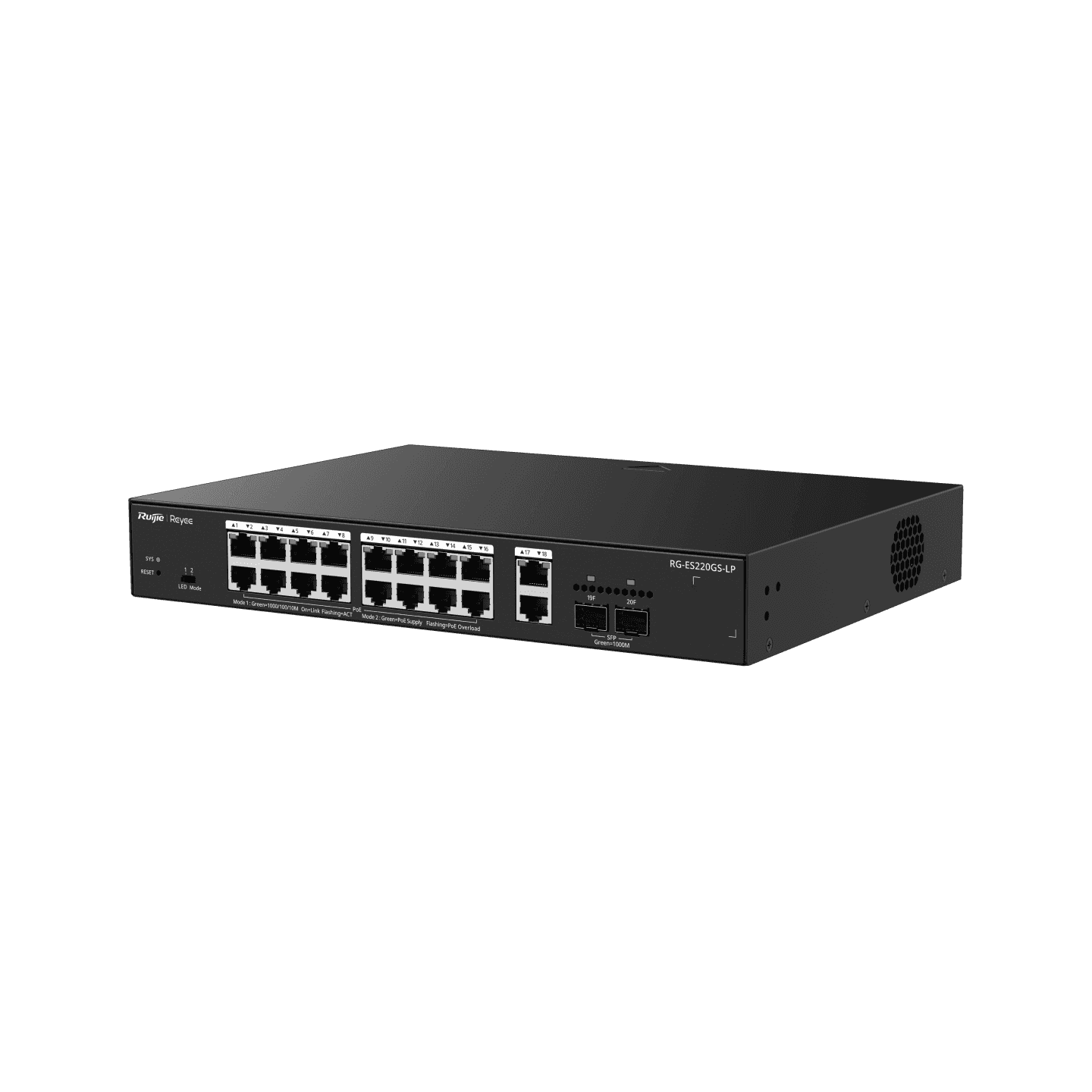 Ruijie RG-ES220GS-LP, 20-Port Gigabit Smart Cloud Managed PoE Switch thumbnail 8