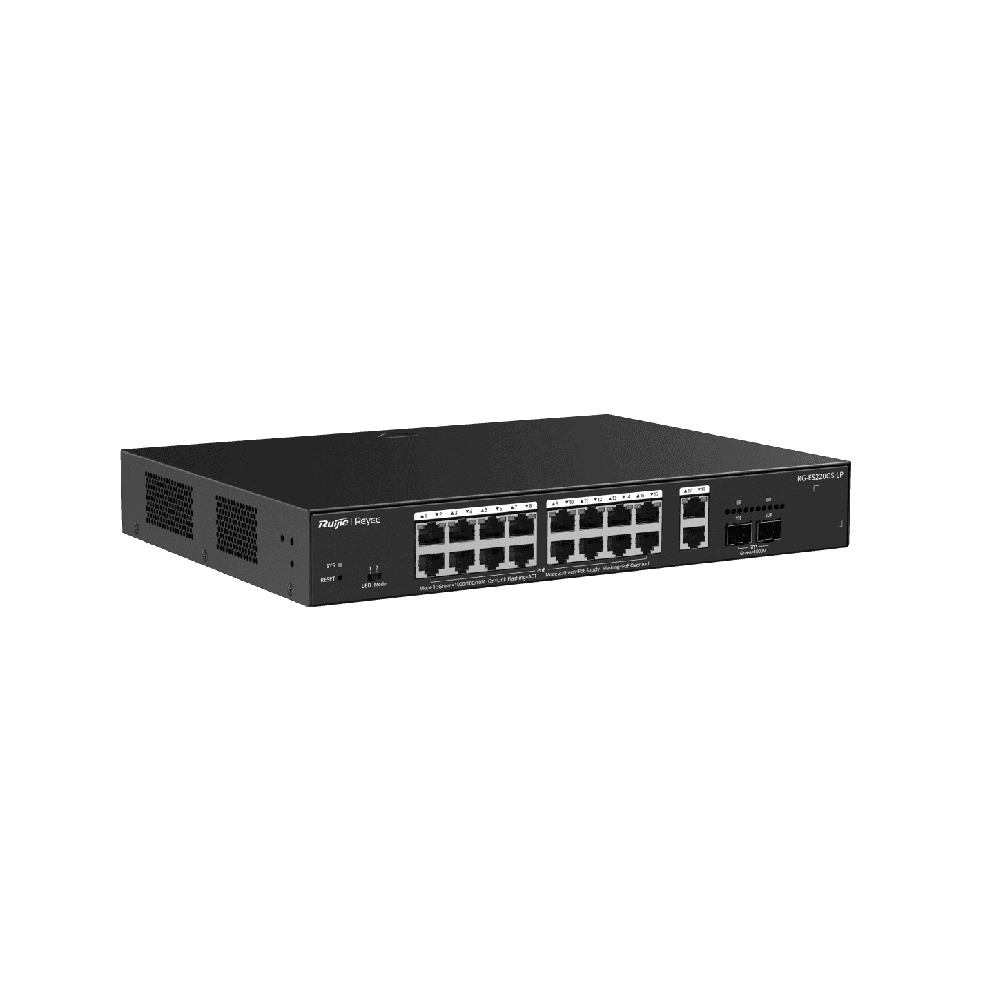 Ruijie Ruijie RG-ES220GS-LP, 20-Port Gigabit Smart Cloud Managed PoE Switch - thumbnail 7