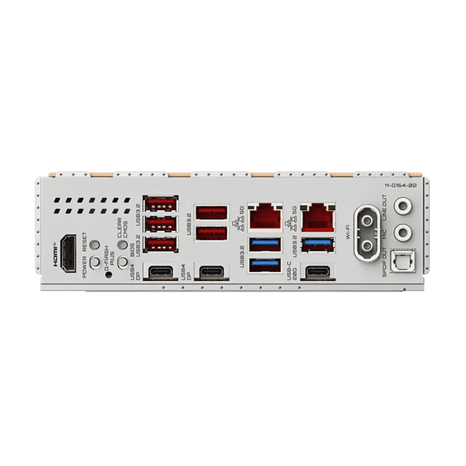 Gigabyte GIGABYTE X870E AERO X3D WOOD Motherboard, AMD AM5, Ryzen 9000 Ready, 16+2+2 VRM, DDR5 9000(OC), Dual USB4, & Wi-Fi 7, Wood Edition | 9MX87EOXD-00-G10 - thumbnail 6