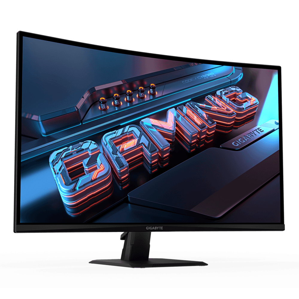 Gigabyte GS32QCA 32 Inch Curved Gaming Monitor, 2560 x 1440 (QHD) 2K VA Panel, 180Hz Refresh Rate, 1ms (MPRT) Response Time, Non-glare, 120% sRGB, HDR Ready, AMD Freesync thumbnail 4