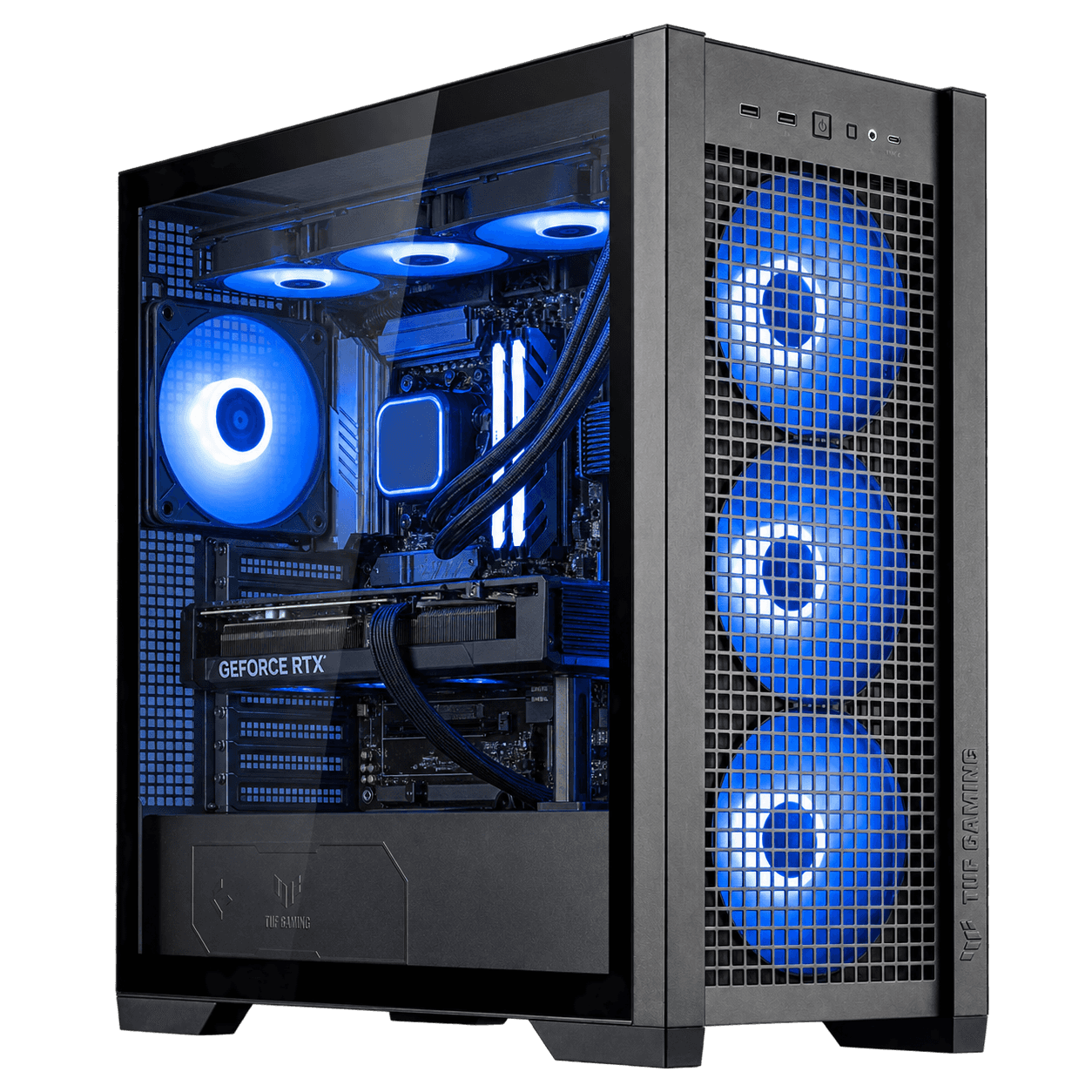 Nanotech Gaming & CAD Drafting Workstation PC, Intel Core Ultra 5 250K Plus, RTX 5060 8GB GDDR7, 32GB DDR5, 1TB NVMe, 750W - thumbnail 1