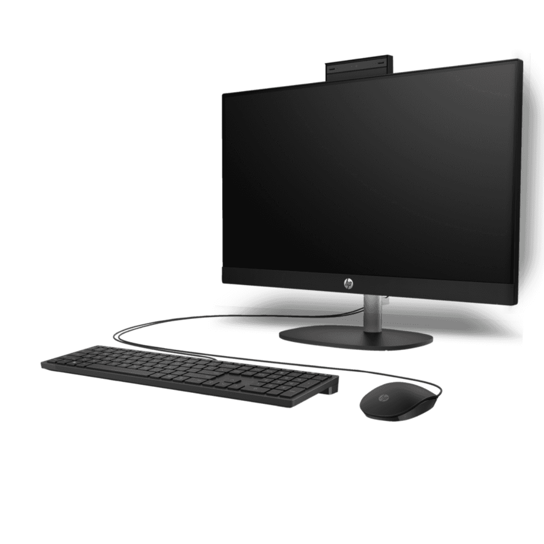 Hp HP ProOne 240 G10 All-in-One PC, 23.8" FHD IPS, Intel Core i7-1355U, 16GB RAM, 512GB SSD, 5MP Camera, Wi-Fi 6, DOS (No Pre-installed OS), Black | 9M9H4AT#BH5 - thumbnail 2