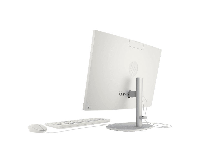 Hp HP All-in-One 24-cr0307nh 23.8" FHD Desktop PC, Intel Core i5-1335U, 8GB RAM, 512GB SSD, Wired Mouse & Keyboard, FreeDOS, Shell White | B73T8EA#BH5 - thumbnail 4