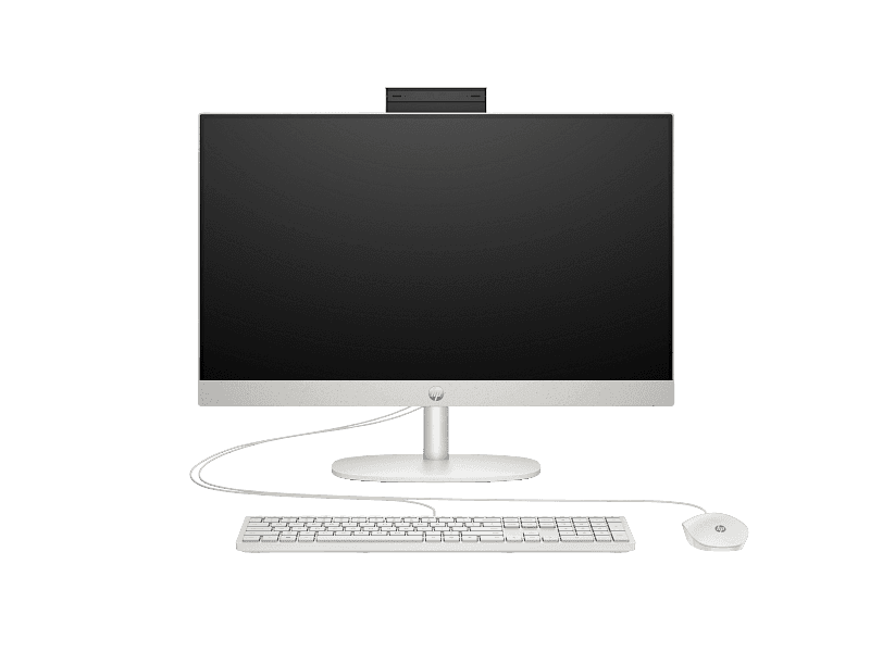 Hp HP All-in-One 24-cr0307nh 23.8" FHD Desktop PC, Intel Core i5-1335U, 8GB RAM, 512GB SSD, Wired Mouse & Keyboard, FreeDOS, Shell White | B73T8EA#BH5 - thumbnail 3