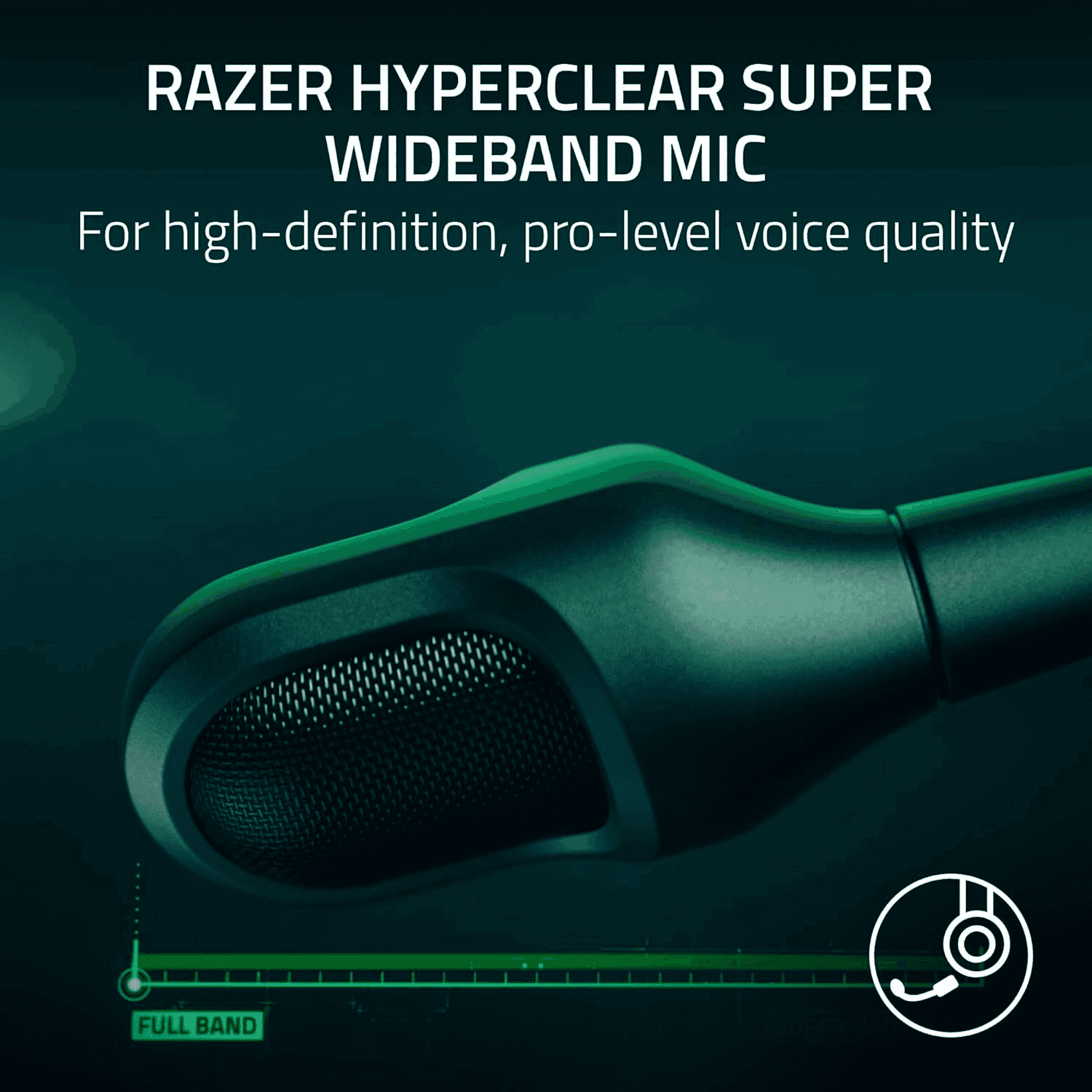 Razer BlackShark V3 Pro Wireless ANC Esports Gaming Headset with Ultra-Low Latency and THX Spatial Audio, Full Band Mic, 50mm Drivers, 2.4 GHz, Bluetooth, USB, 3.5mm, Works with Mac, PS5, Nintendo Switch, Smartphone | RZ04-05400100-R3M1 thumbnail 4