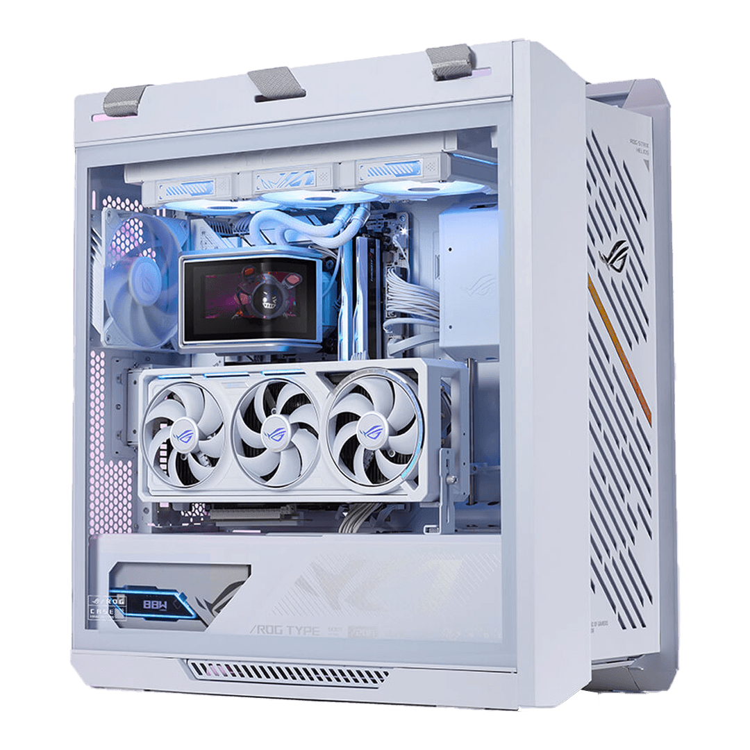 Asus APEX Gaming & Creator Workstation PC, Intel Core Ultra 9 285K, ROG RTX 5090 32GB White OC, 64GB DDR5 6400, 2TB Gen5 SSD, 1200W - thumbnail 1