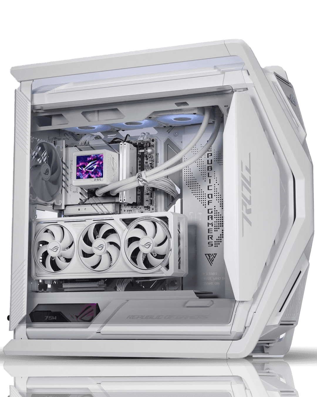 Asus Gaming & Content Creation PC: Intel Core Ultra 9 285K, ASUS ROG RTX 5090 32GB GDDR7, 64GB DDR5 6400MHz, 4TB Gen5 SSD, 1600W Titanium ATX 3.1 - thumbnail 1