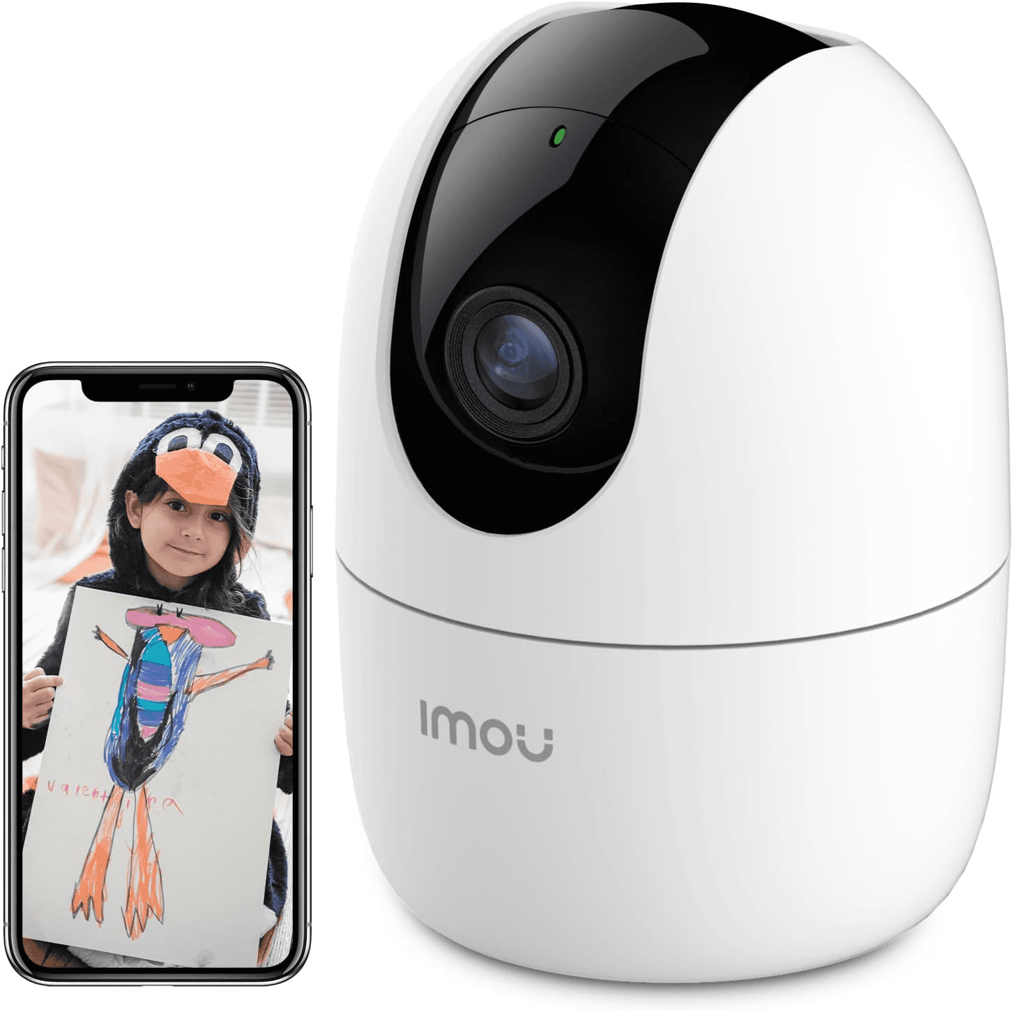 IMOU IMOU IPC-K2EP-5H2W Ranger 2 5MP Smart Indoor Security Camera, 3K Ultra HD, Wi-Fi 6, 360° Pan & Tilt, AI Human Detection, Privacy Mode - thumbnail 1