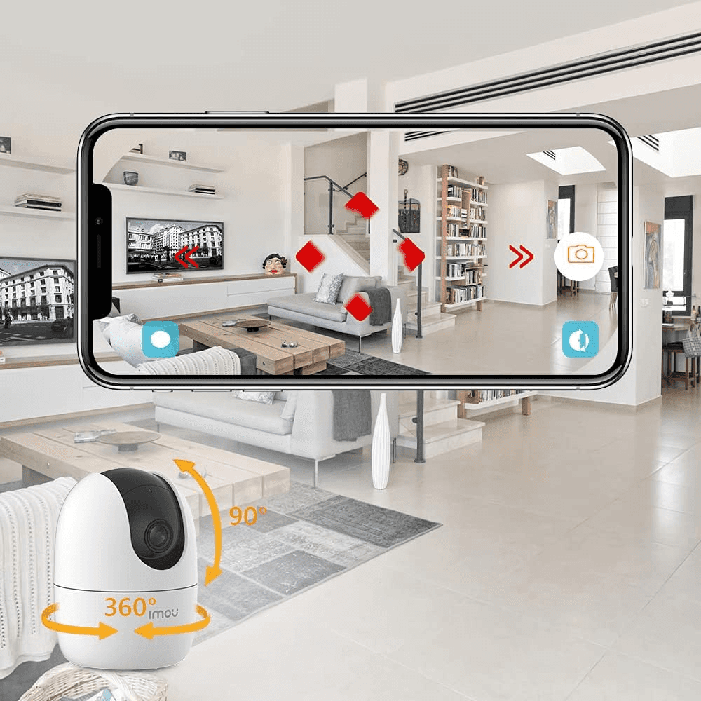 IMOU IMOU IPC-K2EP-5H2W Ranger 2 5MP Smart Indoor Security Camera, 3K Ultra HD, Wi-Fi 6, 360° Pan & Tilt, AI Human Detection, Privacy Mode - thumbnail 3