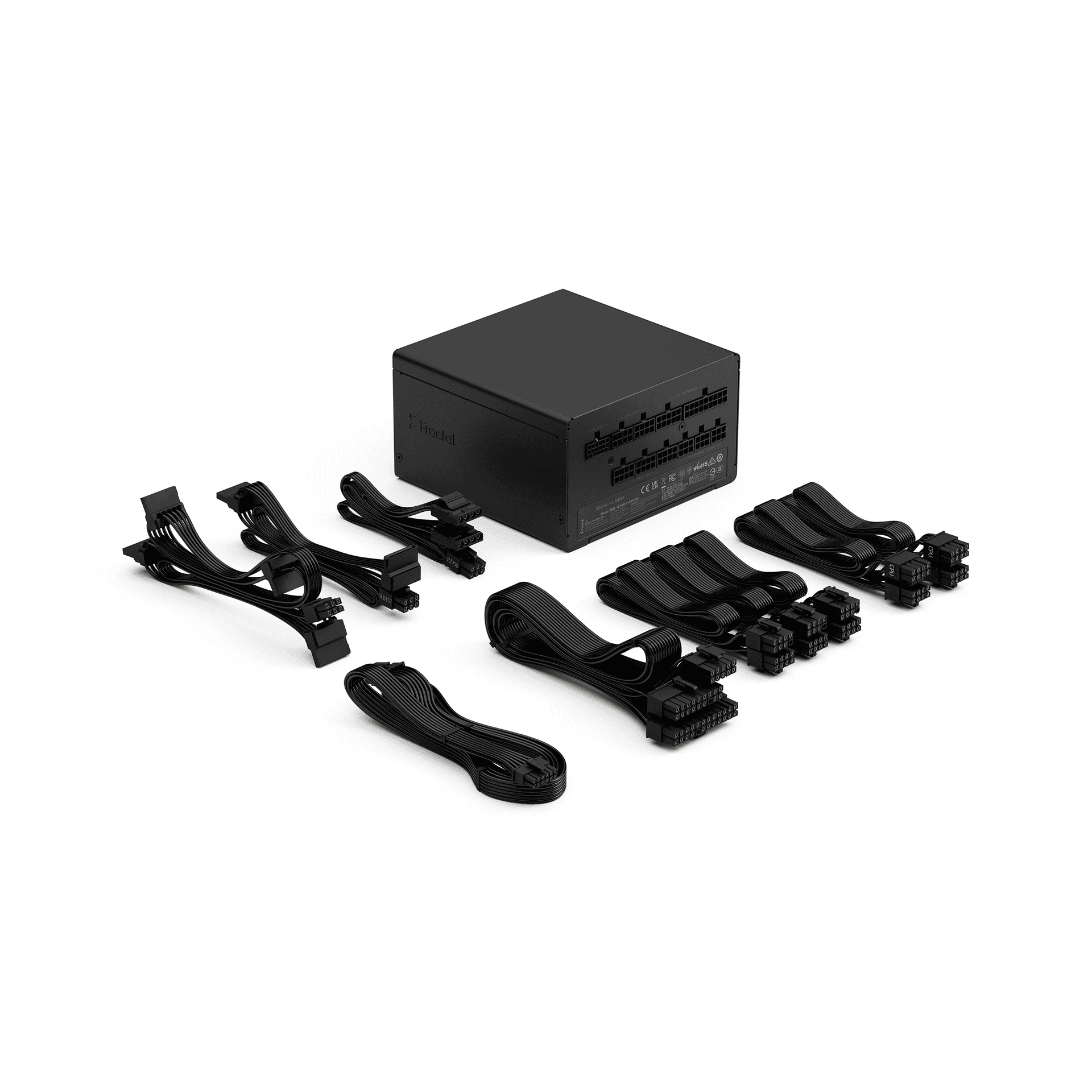 Fractal Design Fractal Design Ion 3 Gold 850W Black Power Supply, ATX 3.1 & PCIe 5.1 Ready, 80 PLUS Gold Certified, Fully Modular, UltraFlex Cables | FD-P-IA3G-850 - thumbnail 5