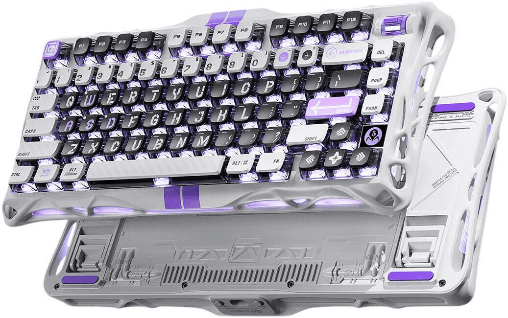 GravaStar Mercury V75-HE Magnetic Gaming Keyboard, Mecha Gray, 8000Hz Polling, Gateron Magnetic Jade Pro Switches, 0.005mm Precision | V75- HE thumbnail 1