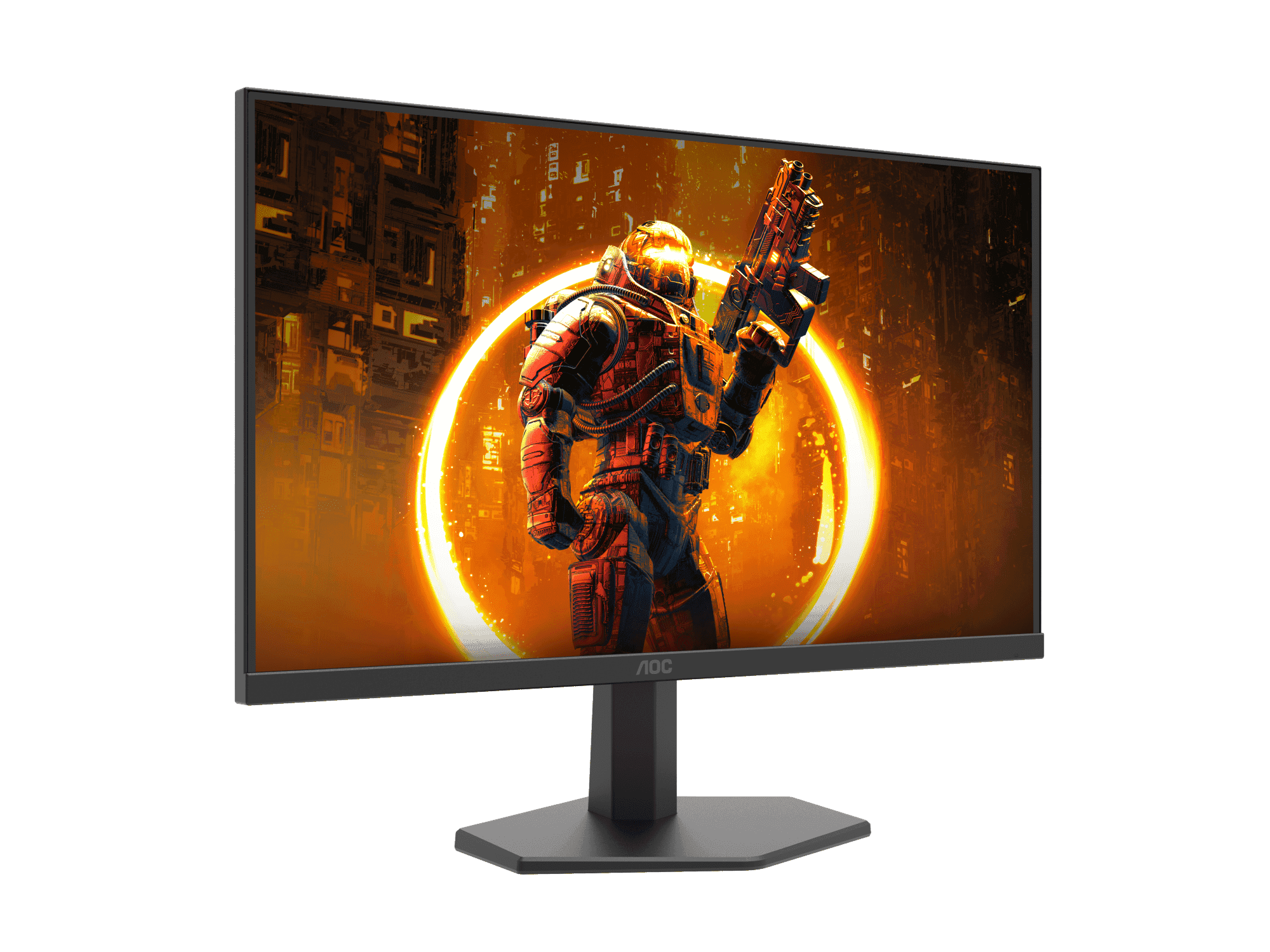 AOC 24G11ZE 23.8 inch Gaming Monitor,  240Hz, 0.3ms, FHD 1920 X 1080, Fast IPS, Adaptive Sync, HDR10, 3-Sided Frameless, Low input lag, Flicker Free, Low Blue Mode thumbnail 2