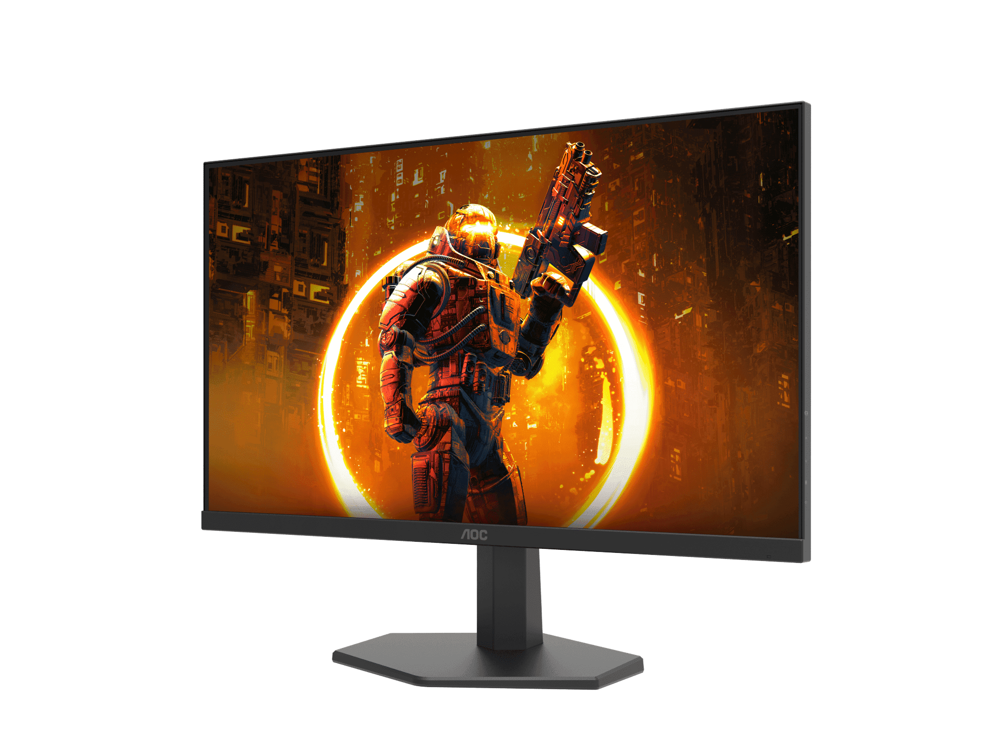 AOC 24G11ZE 23.8 inch Gaming Monitor,  240Hz, 0.3ms, FHD 1920 X 1080, Fast IPS, Adaptive Sync, HDR10, 3-Sided Frameless, Low input lag, Flicker Free, Low Blue Mode thumbnail 3