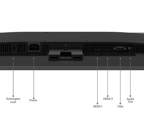 Lenovo Lenovo ThinkVision S27i-30 27 inch Monitor, 1920 x 1080 FHD IPS Panel, 4ms (Extreme Mode), 100 Hz, 99% sRGB, HDMI, VGA | 63DFKAT4WW - thumbnail 6