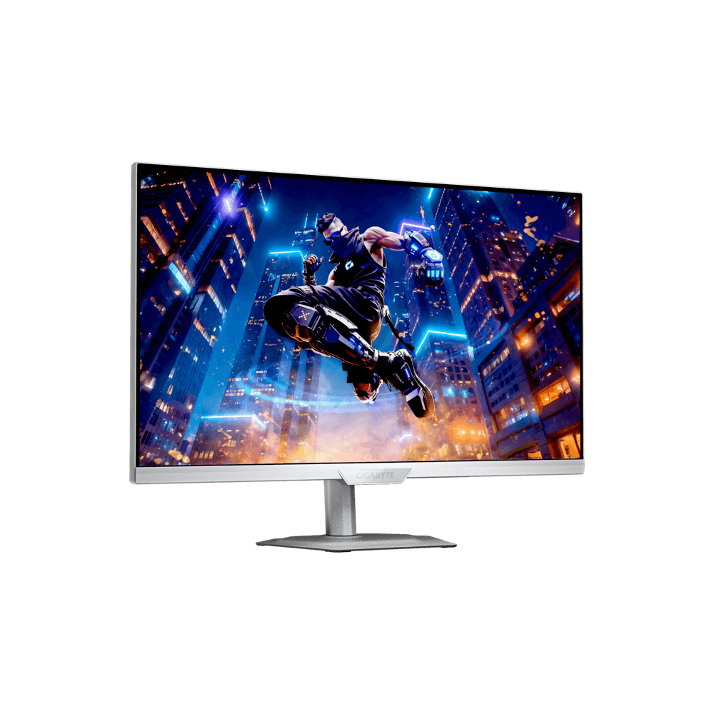 Gigabyte Gigabyte M27UP ICE 27 Inch Gaming Monitor, IPS 3840 x 2160 (UHD) 4K, 160Hz Refresh Rate, 1ms GTG Response Time, Dual Mode 4K @ 160Hz, FHD 360Hz, G-Sync Compatible, VESA Display HDR400, Built-in Speaker, 4 Way Adjustability |  M27UP ICE EK1 - thumbnail 2
