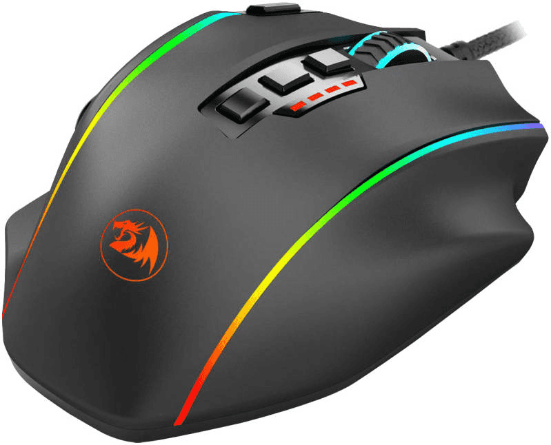 Redragon Redragon M901 Perdition MMO Gaming Mouse, 12400 DPI, 20 Programmable Buttons, RGB Backlit, Weight Tuning Set | M901-K-2 - thumbnail 5