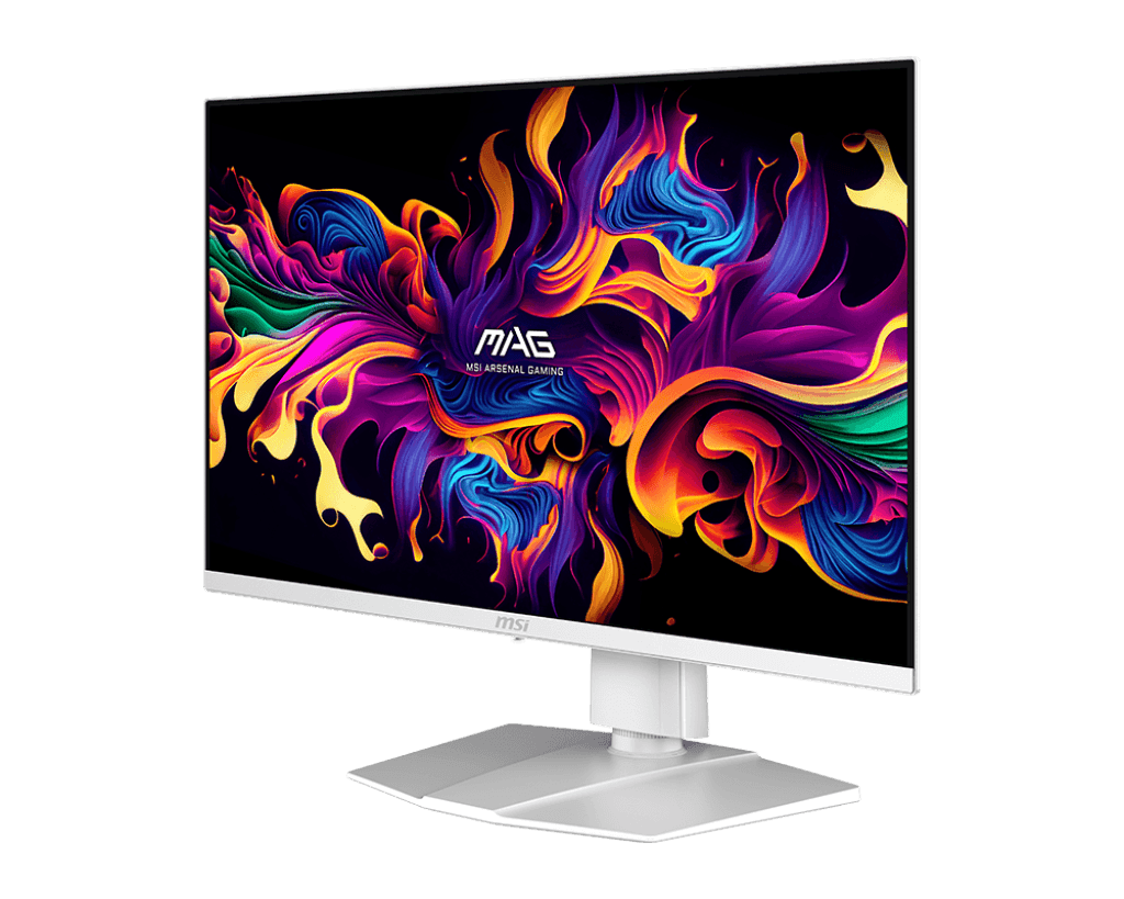 MSI MAG 272QPW QD-OLED X28 27" QHD 280Hz Flat 27 Inch Gaming Monitor, WQHD (2560 x 1440) QD-OLED, Ultra-low 0.03 ms Response time, 8% Adobe RGB, 138% sRGB, 99% DCI-P3, VESA DisplayHDR True Black 400, 4-way Adjustable stand, 3-year Warranty | 9S6-3CD79A-040 - thumbnail 4