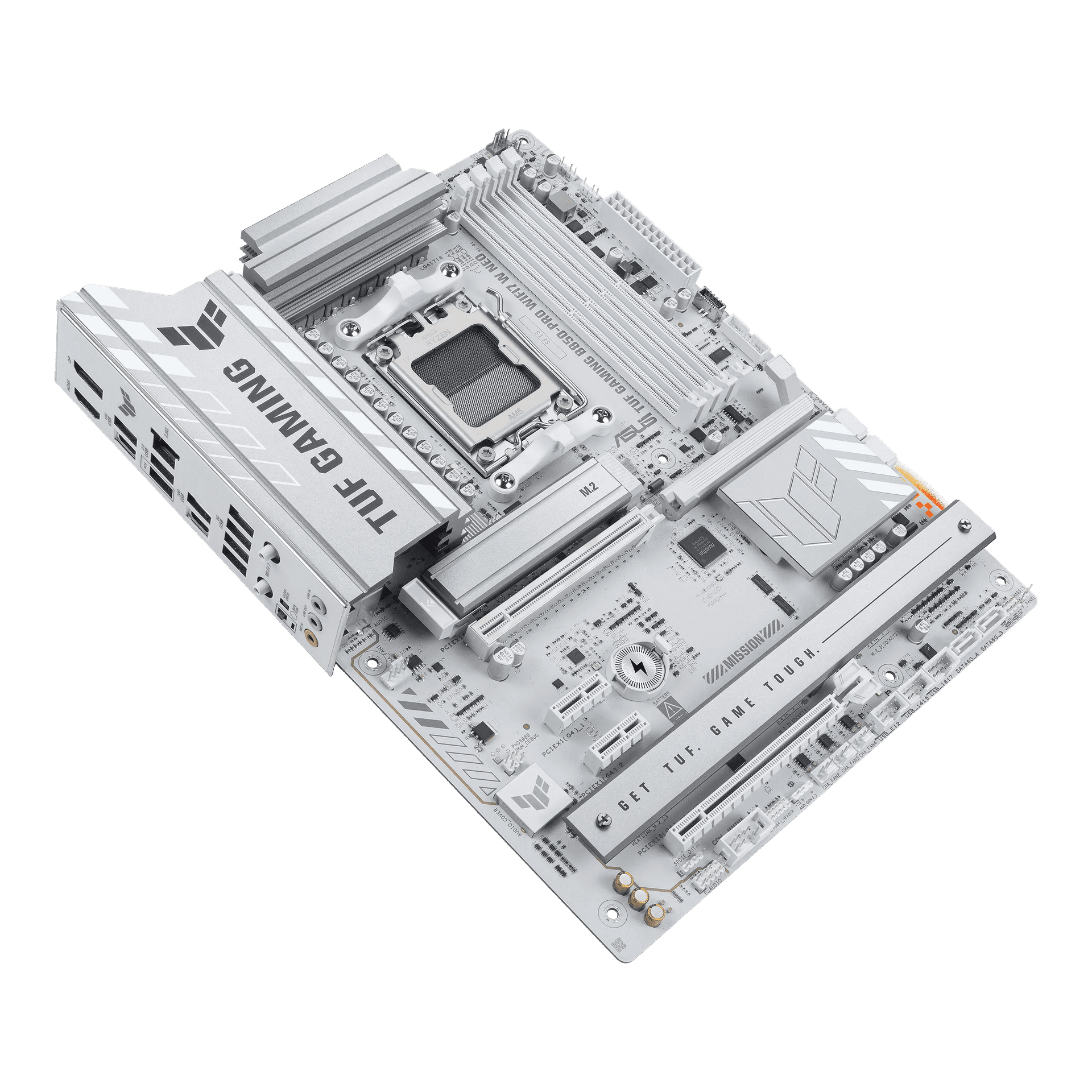 Asus ASUS TUF GAMING B850-PRO WIFI7 W NEO AMD White AM5 Motherboard, DDR5 8400+ (OC), Ryzen 9000 Ready, WiFi 7, PCIe 5.0, AI Solution, 2.5Gb Ethernet | 90MB1NW0-M0EAY0 - thumbnail 5