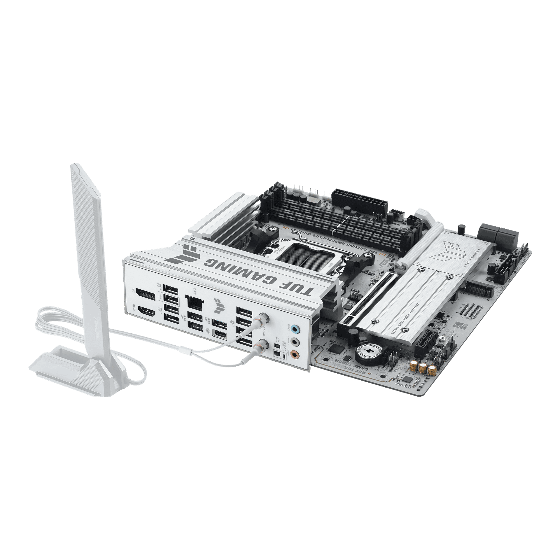 Asus ASUS TUF GAMING B850M-PLUS WIFI7 W Micro-ATX AMD AM5 Motherboard, 4x DIMM slots, max. 256GB DDR5, PCIe 5.0, Wi-Fi 7, 2.5Gb LAN | 90MB1MD0-M0EAY0 - thumbnail 6