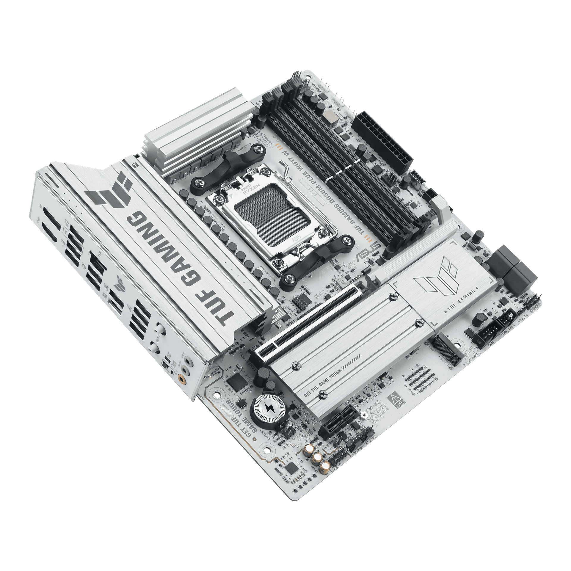 Asus ASUS TUF GAMING B850M-PLUS WIFI7 W Micro-ATX AMD AM5 Motherboard, 4x DIMM slots, max. 256GB DDR5, PCIe 5.0, Wi-Fi 7, 2.5Gb LAN | 90MB1MD0-M0EAY0 - thumbnail 4
