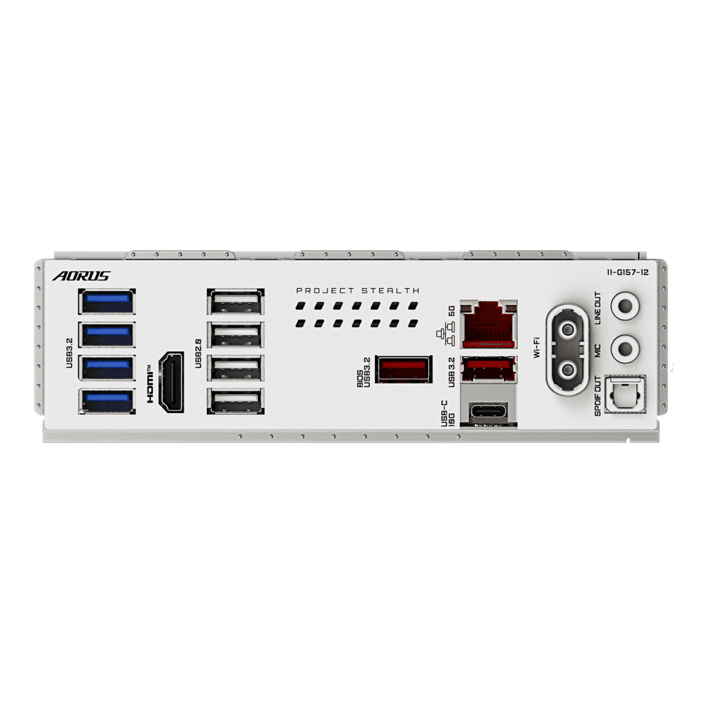 Gigabyte B850 AORUS STEALTH ICE AM5 White Motherboard, 4 x DDR5 DIMM upto 8200(O.C), X3D Turbo Mode, 5GbE LAN, Wi-Fi 7, BT 5.4 | B850 A STEALTH ICE thumbnail 6