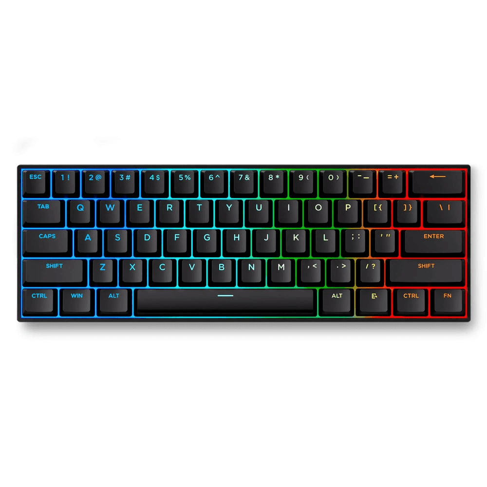 MCHOSE MCHOSE Ace 60 Pro Hall Effect Magnetic Gaming Keyboard, Wired, Ultra-Fast 8KHz Polling, 0.01mm Rapid Trigger, & TTC Uranus Magnetic Switch-SE, Black | Ace 60 Pro - thumbnail 1
