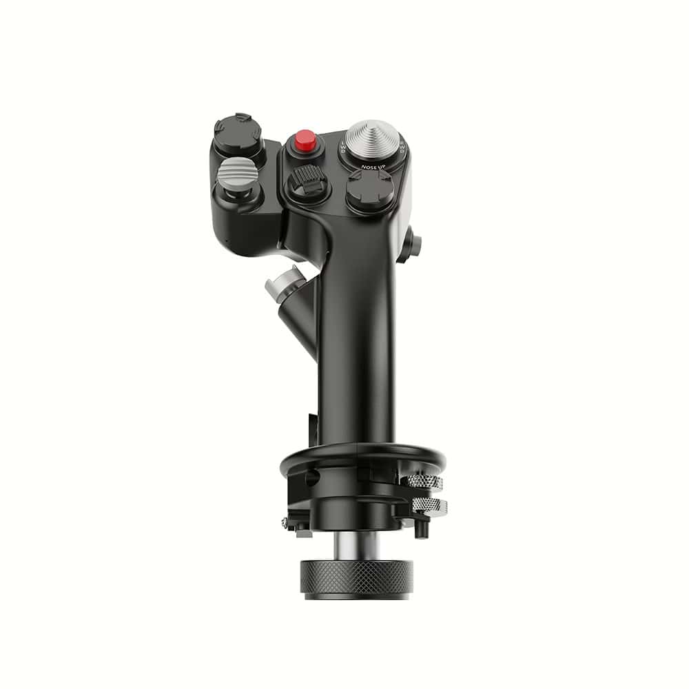 MOZA MOZA AS002 MH16 Flightstick Grip, Aviation-Grade Aluminum, 27 Input Signals, 8-Way ALPS Thumbstick, Modular Pogo Pin Design - thumbnail 4