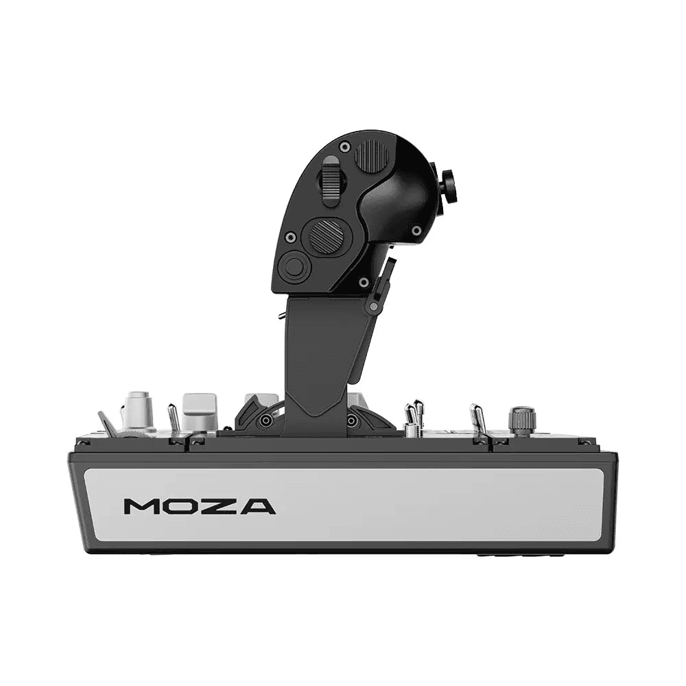 MOZA MOZA AS008 MTP Throttle, Fighter Jet-Inspired Flight Control, 27 Programmable Switches, Vibration Feedback - thumbnail 2
