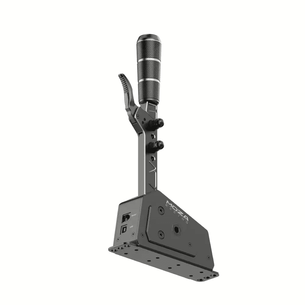 MOZA MOZA RS059 SGP Sequential Shifter, Aerospace-Grade Aluminum & Steel, 16-Bit Hall Sensor, Adjustable Damper, RGB Backlit Buttons - thumbnail 5