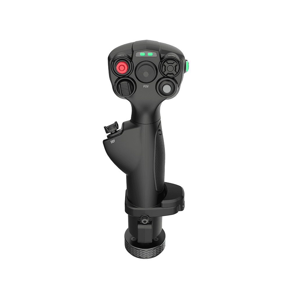 MOZA MOZA AS018 Flight Stick, Carbon Fiber Reinforced Composite, High Rigidity & Low Rotational Inertia, Professional Flight Simulation Joystick | AS018 - thumbnail 3