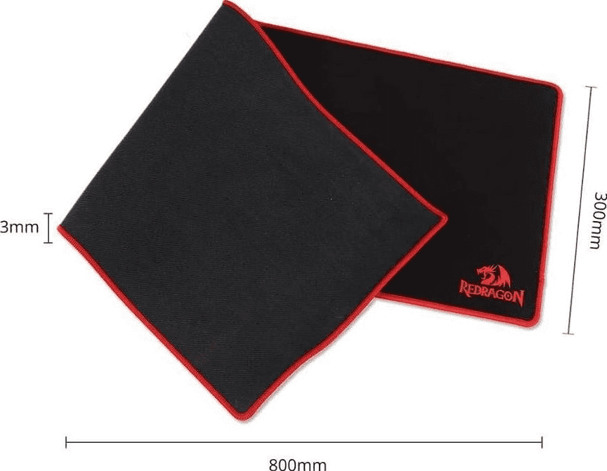 Redragon Redragon P003 Suzaku Huge Gaming Mouse Pad, 800 x 300 mm, Silky Smooth Lycra Surface, Waterproof, Stitched Edges, Non-Slip Rubber |  P003 - thumbnail 7
